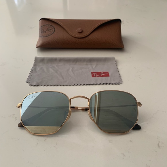 Ray Ban hexagonal metal - Picture 1 of 3